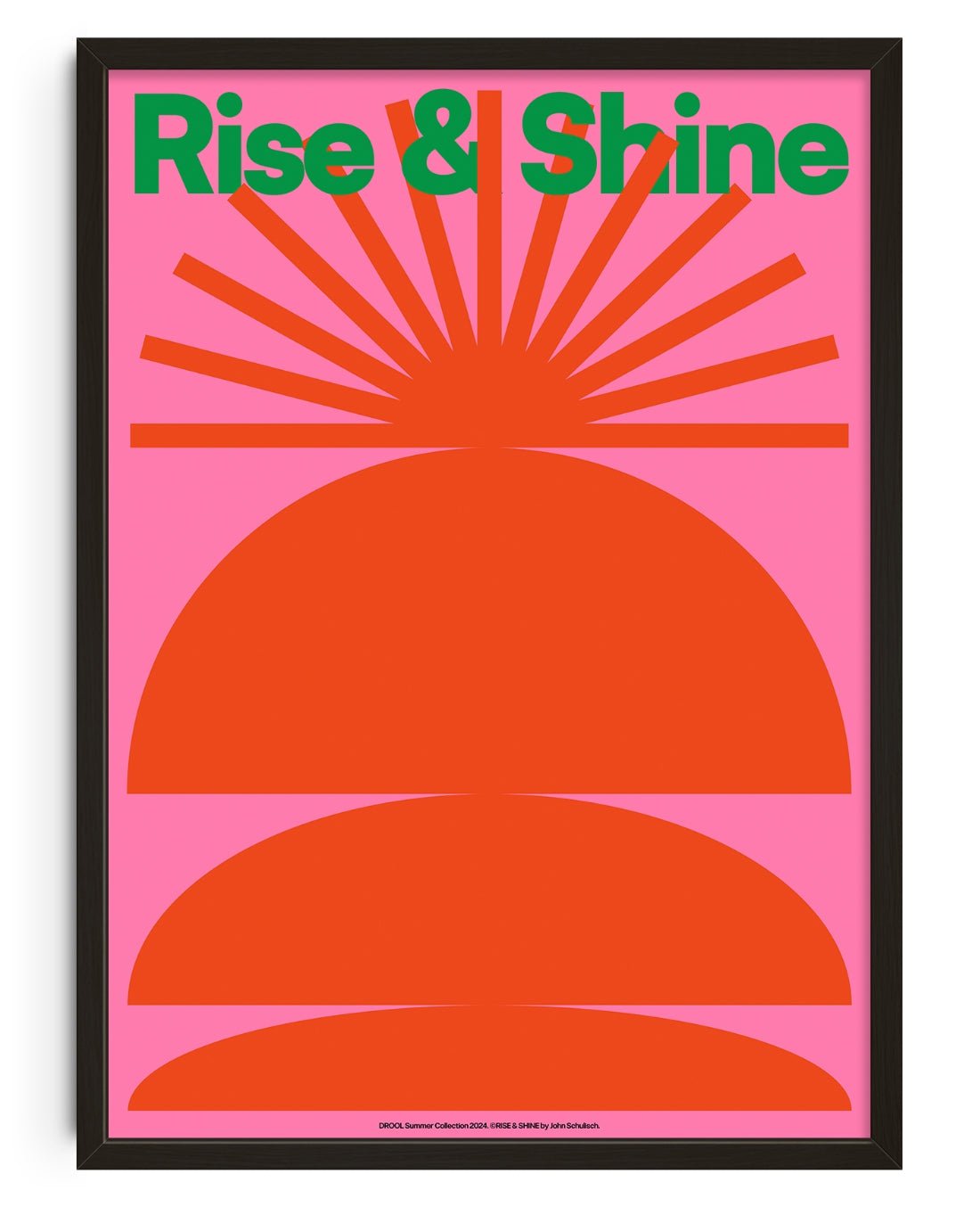 Rise & Shine contemporary wall art print by John Schulisch - sold by DROOL