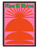 Rise & Shine contemporary wall art print by John Schulisch - sold by DROOL