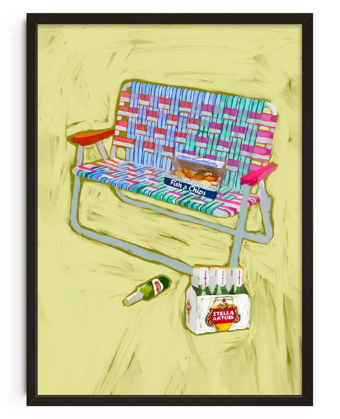 UK SUMMER contemporary wall art print by Laurie Campbell - sold by DROOL