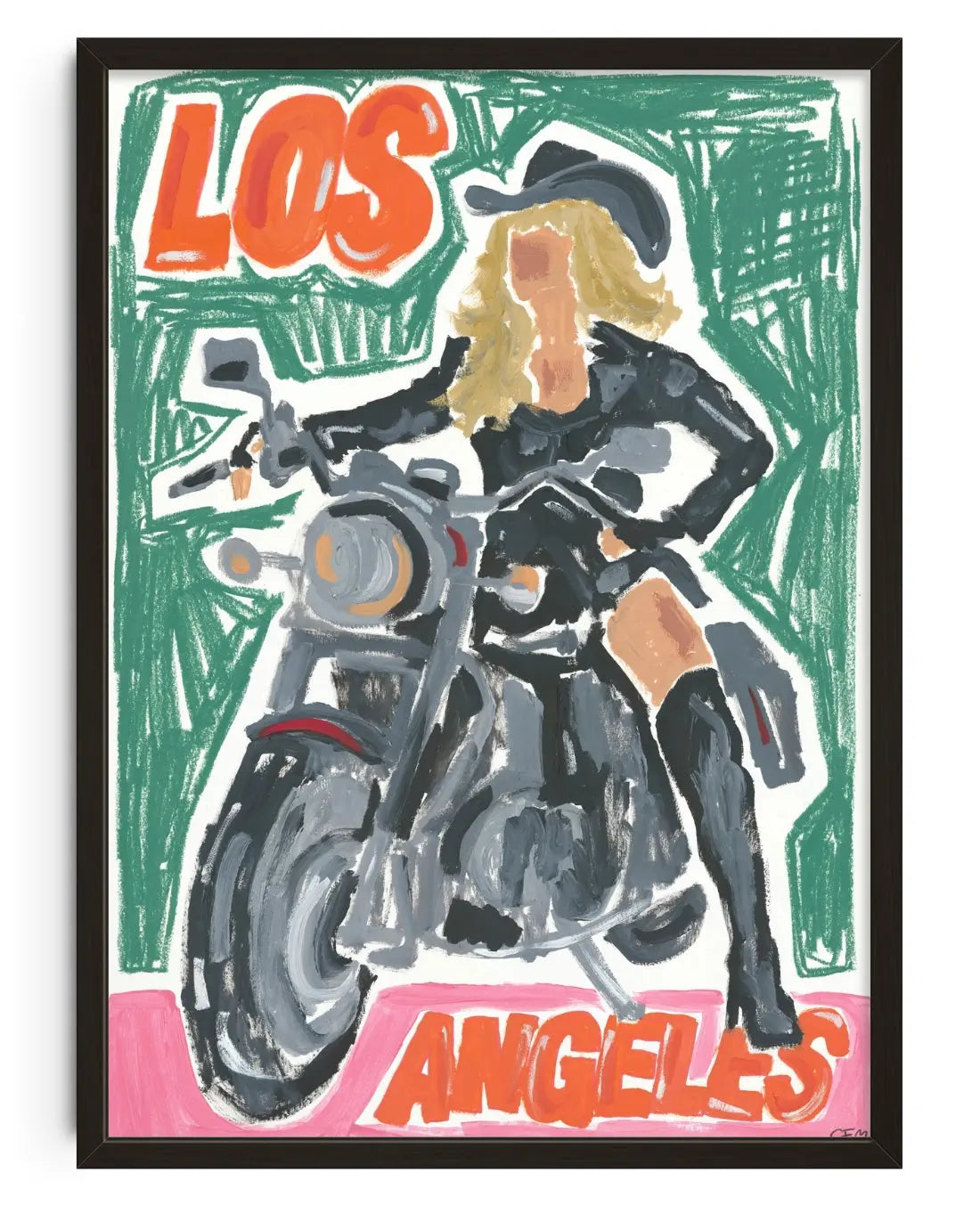Los Angeles contemporary art print by Caitlin Flood-Molyneux - sold by DROOL