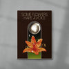 Some Flowers Have A Voice contemporary wall art print by Liorzh - sold by DROOL