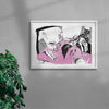 V.I.P.'s contemporary wall art print by Amelie Goeppel - sold by DROOL