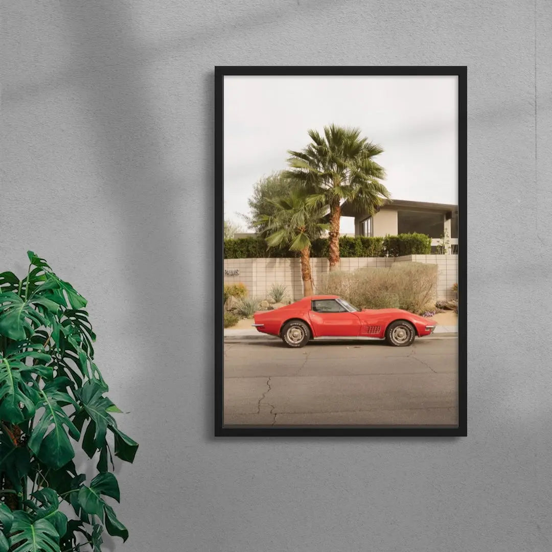 Corvette contemporary wall art print by Steven Clouse - sold by DROOL