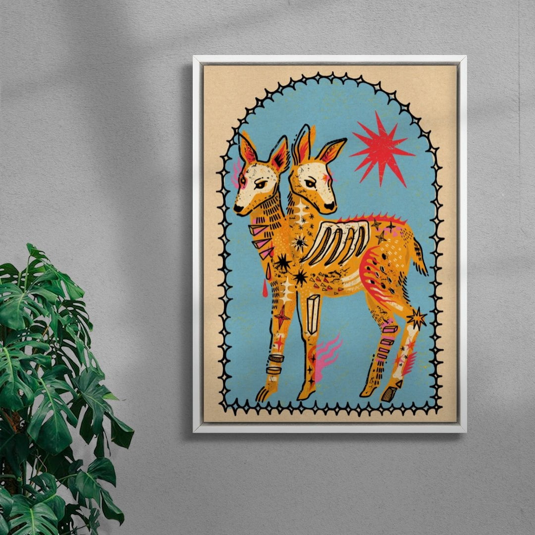 Looking For Frida contemporary wall art print by Kwonny - sold by DROOL