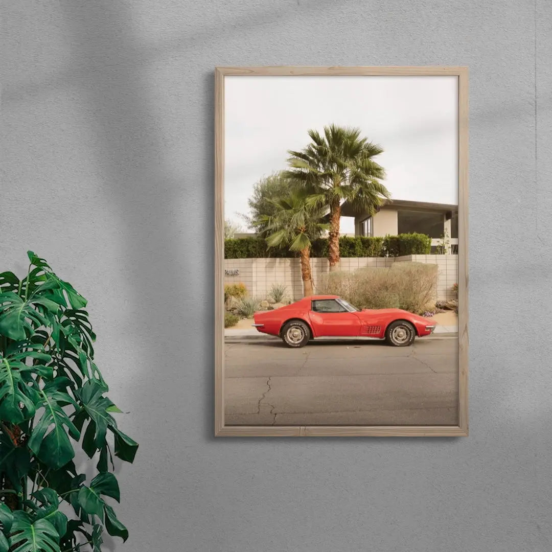 Corvette contemporary wall art print by Steven Clouse - sold by DROOL