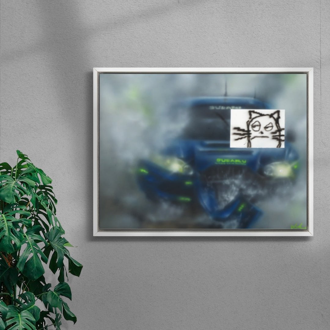 Crash contemporary wall art print by Anu Jakobson - sold by DROOL
