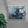 Crash contemporary wall art print by Anu Jakobson - sold by DROOL