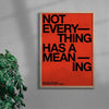 MEANING - UNFRAMED contemporary wall art print by Brad Mead - sold by DROOL