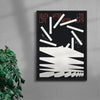 LIFE AFTER DEATH contemporary wall art print by Xtian Miller - sold by DROOL