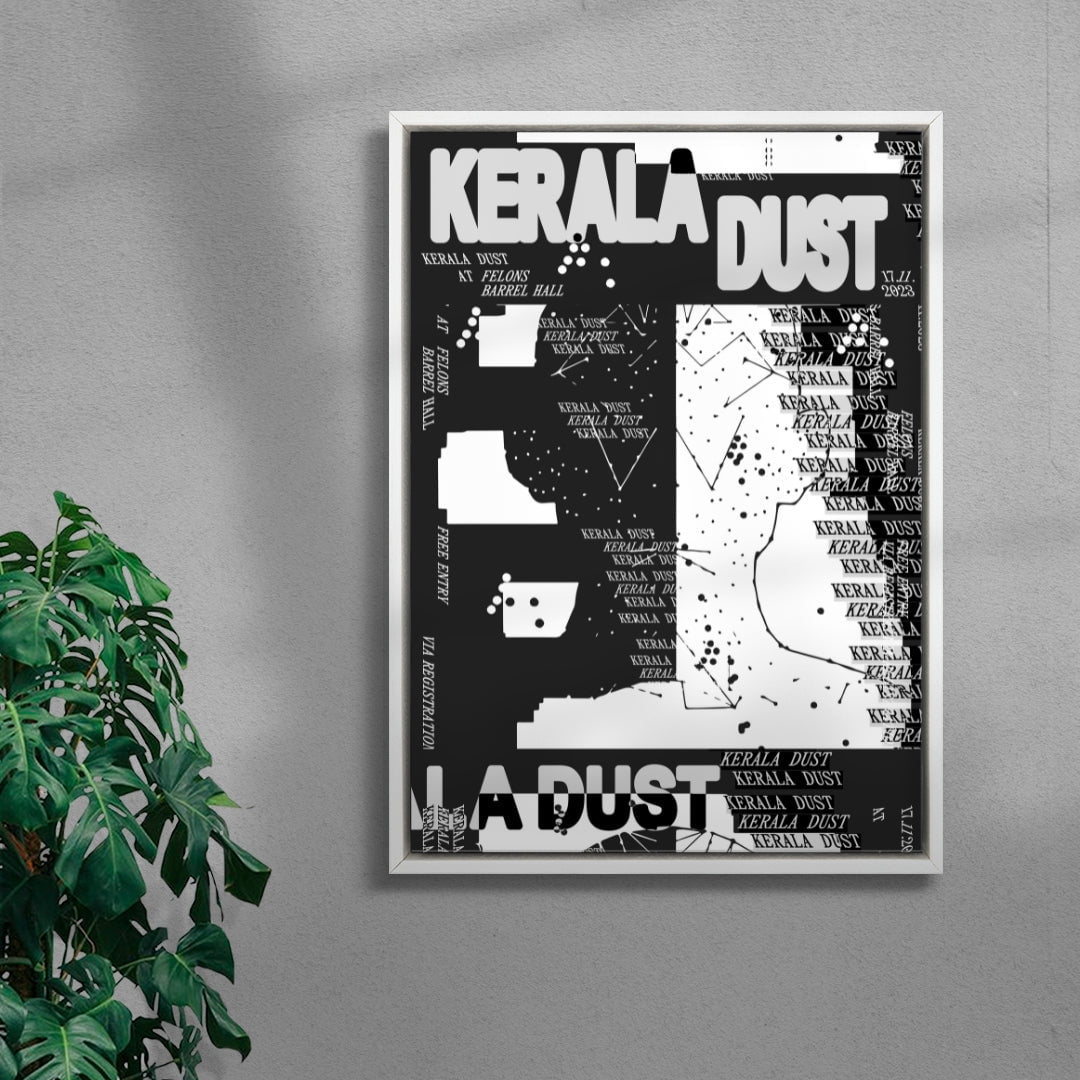 Kerala Dust at Felons contemporary canvas art print by Gabrielle White - sold by DROOL
