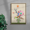 Changing Seasons III contemporary canvas art print by Brindha Kumar - sold by DROOL