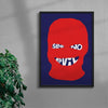 See no evil contemporary wall art print by Max Blackmore - sold by DROOL