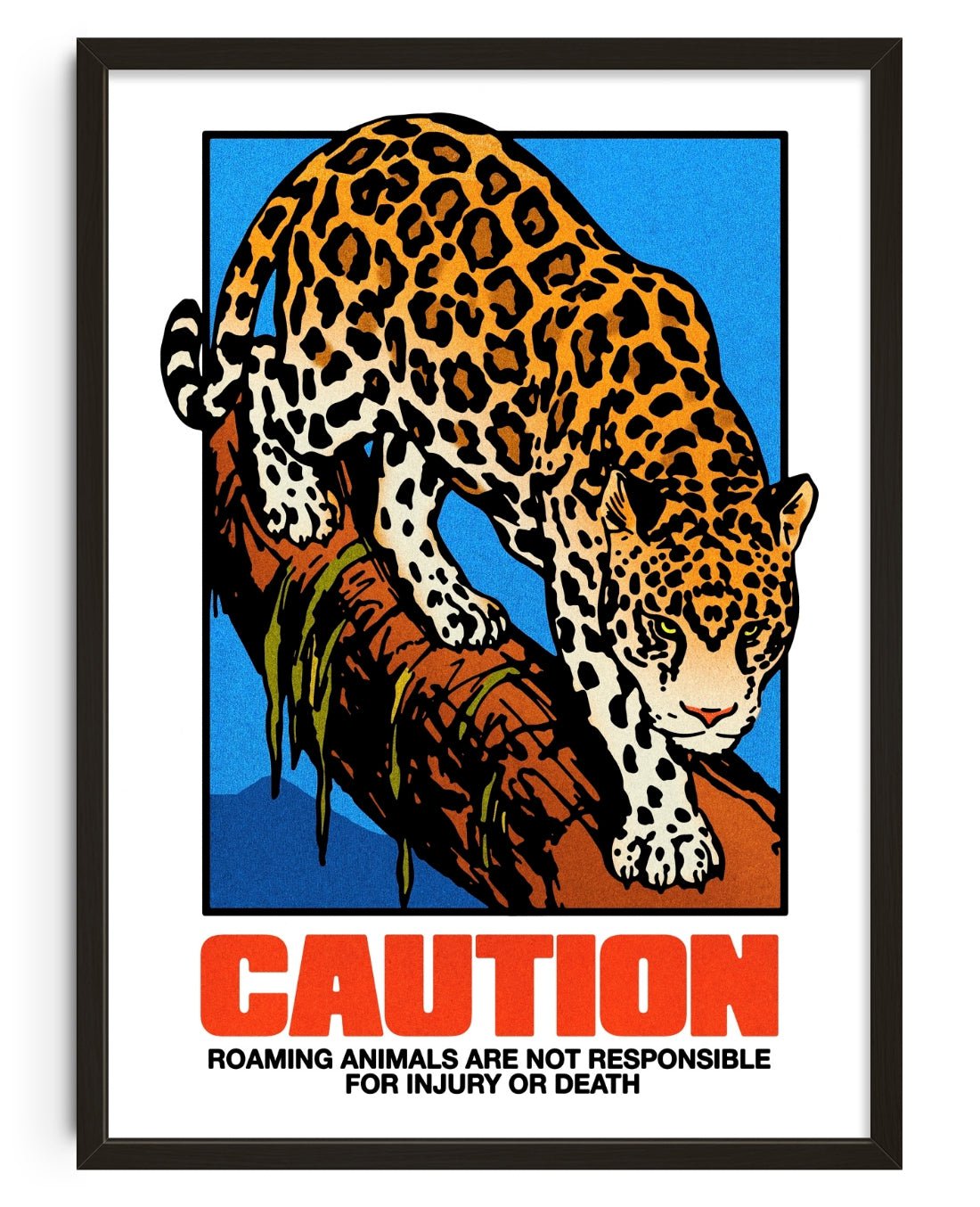 Roaming Animals contemporary wall art print by Othman Zougam - sold by DROOL
