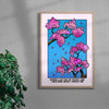 When I Let Go of What I Am contemporary wall art print by Othman Zougam - sold by DROOL