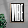 Vibe contemporary wall art print by DEINSVIBING - sold by DROOL