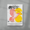 Birds contemporary wall art print by MEDG - sold by DROOL