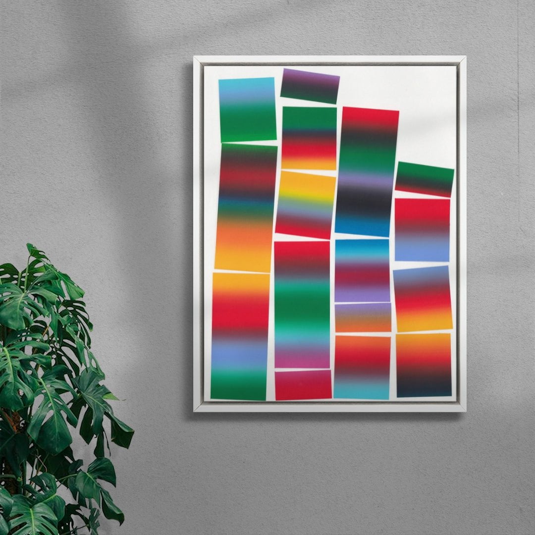 I'm Ok contemporary wall art print by Amber Vittoria - sold by DROOL