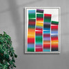 I'm Ok contemporary wall art print by Amber Vittoria - sold by DROOL