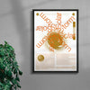 Solarstorm contemporary canvas art print by Studio Trikken - sold by DROOL