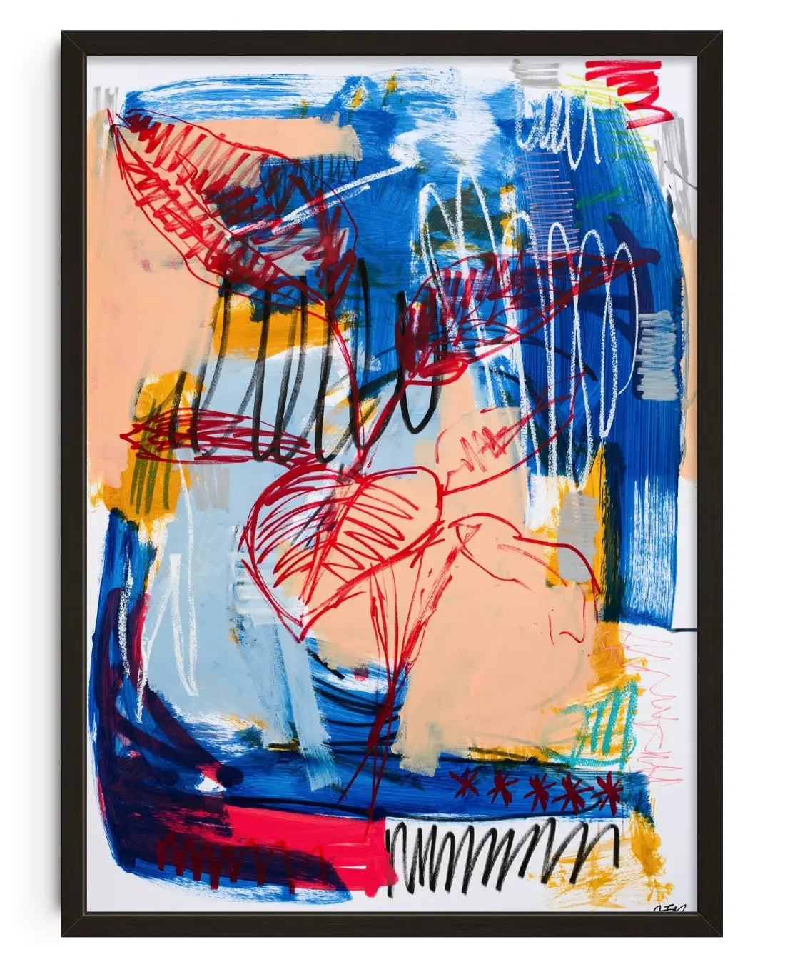 Growth contemporary art print by Caitlin Flood-Molyneux - sold by DROOL