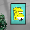 Picasso Bart contemporary wall art print by Ignorance1 - sold by DROOL