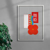 Maihime contemporary wall art print by Ren Morita - sold by DROOL