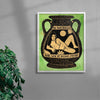 Pot 35 contemporary wall art print by Julien Jaca - sold by DROOL