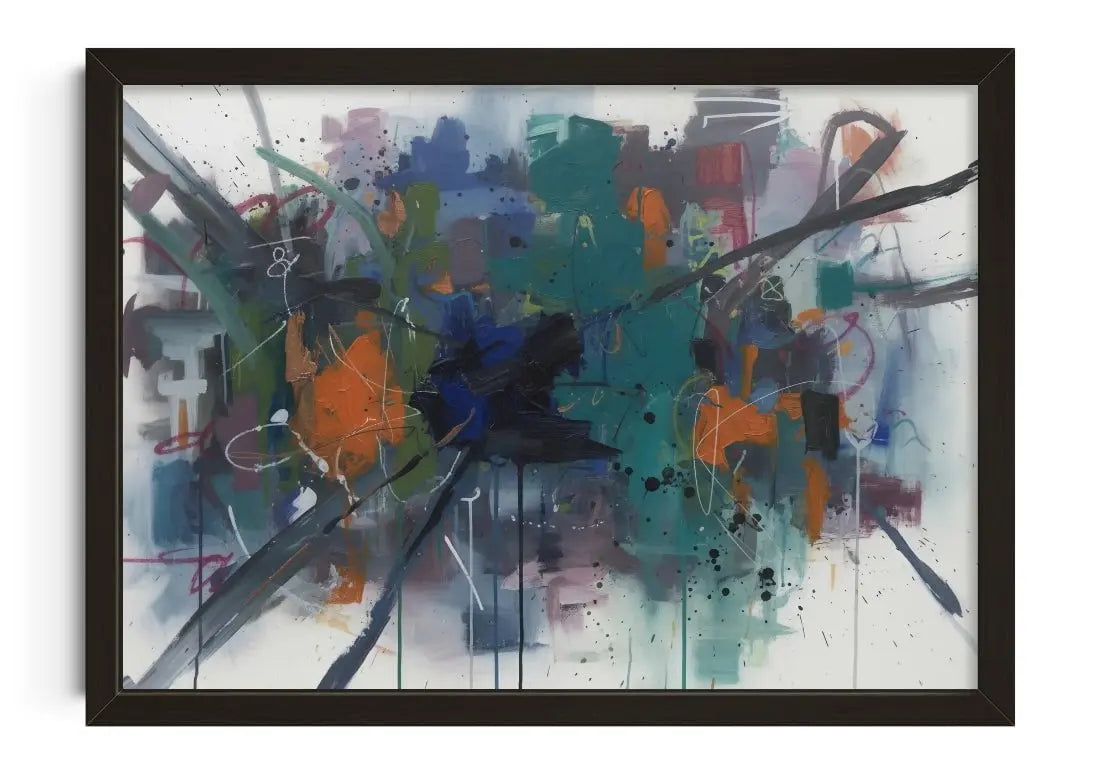 Disorder contemporary wall art print by Dom Russo - sold by DROOL