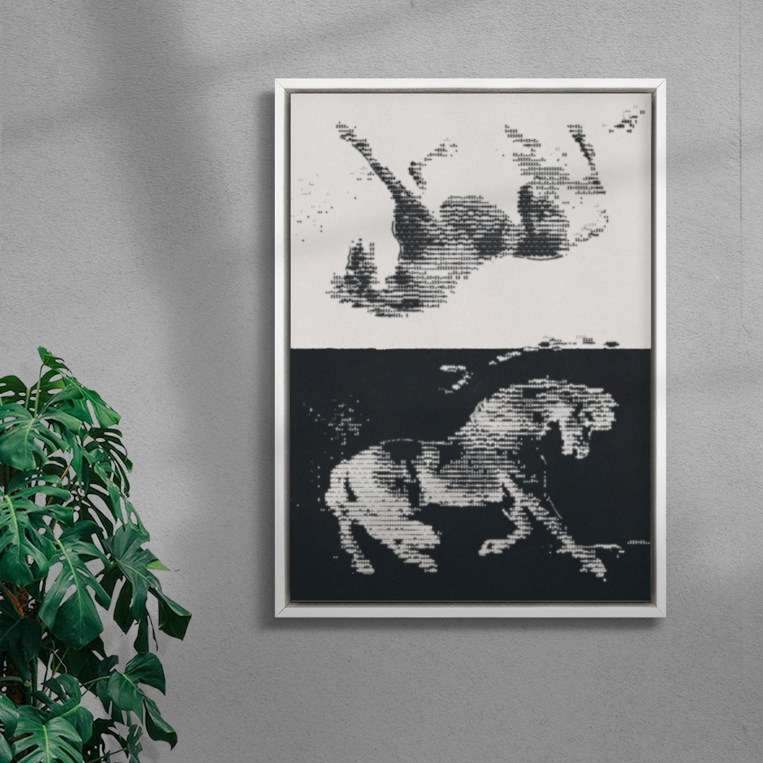 Frolic contemporary wall art print by KBAR Archive - sold by DROOL
