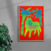 But I do believe in death contemporary wall art print by Kwonny - sold by DROOL