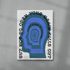 Open mind contemporary wall art print by John Schulisch - sold by DROOL