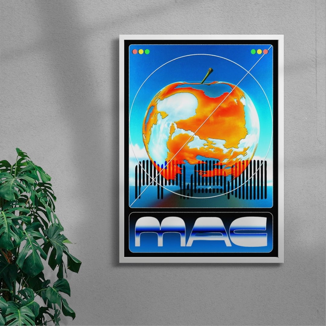 MAC contemporary wall art print by Sheyi Adebayo - sold by DROOL