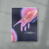 Touch contemporary wall art print by Antoine Paikert - sold by DROOL