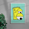 Picasso Bart contemporary wall art print by Ignorance1 - sold by DROOL