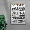 Collapse contemporary wall art print by Roman Post. - sold by DROOL