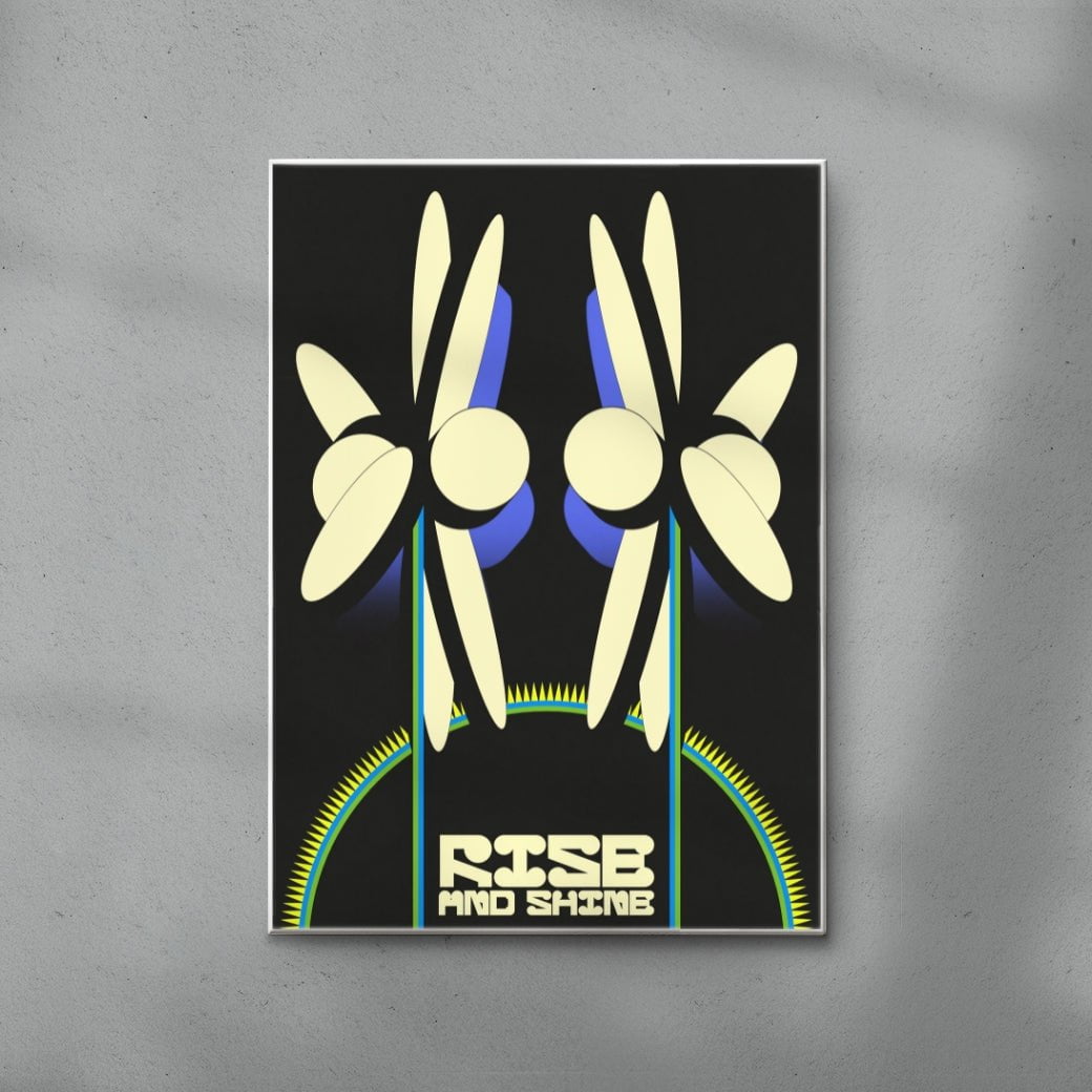 Rise and Shine contemporary wall art print by Edan Strachan - sold by DROOL