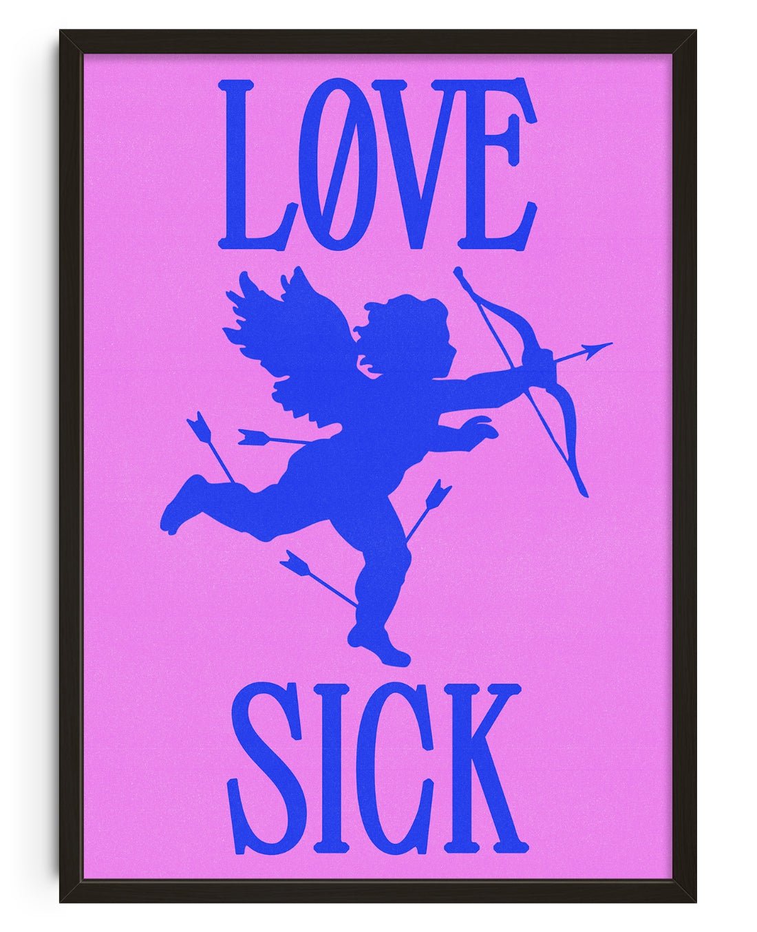 Lovesick contemporary wall art print by Utsav Verma - sold by DROOL