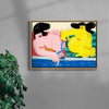 Manicure, Pedicure contemporary wall art print by Nina Bachmann - sold by DROOL