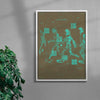 Dreams contemporary wall art print by Coveposter - sold by DROOL