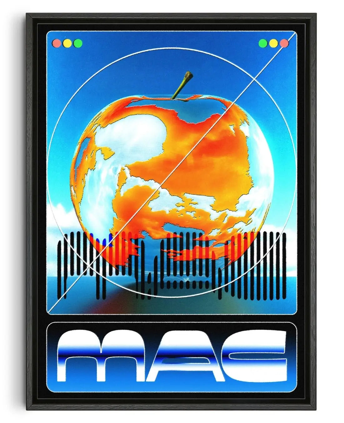 MAC contemporary wall art print by Sheyi Adebayo - sold by DROOL