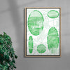 The Grass is Still Green contemporary wall art print by cloud.cb - sold by DROOL