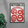 Nothing Is Forever contemporary wall art print by Alexander Khabbazi - sold by DROOL