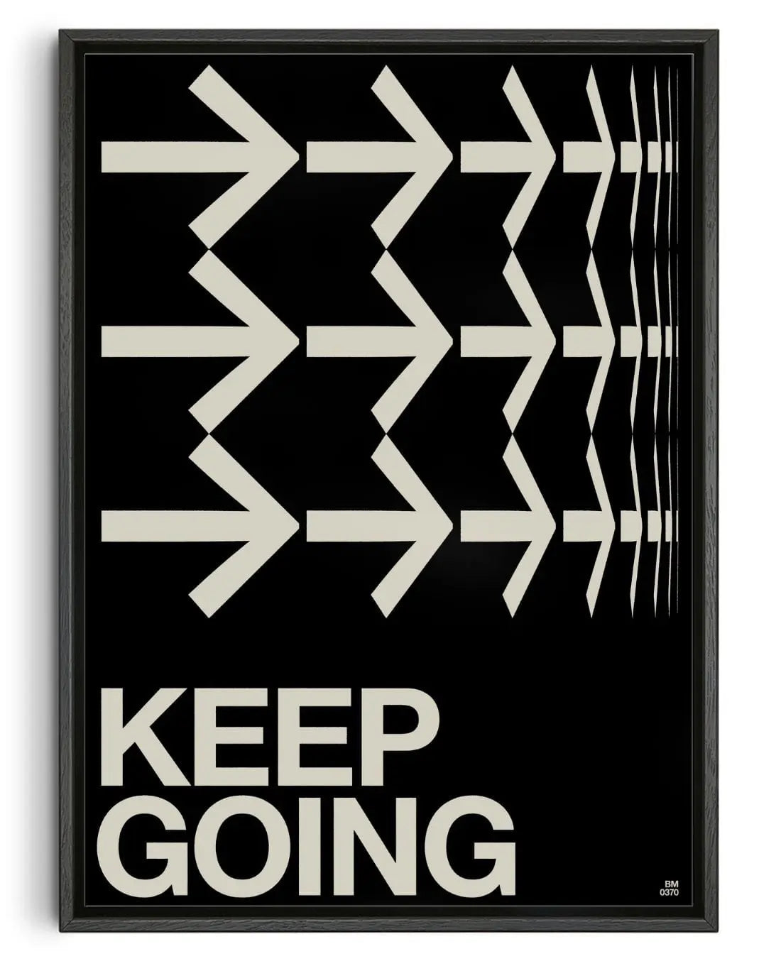 KEEP GOING contemporary wall art print by Brad Mead - sold by DROOL