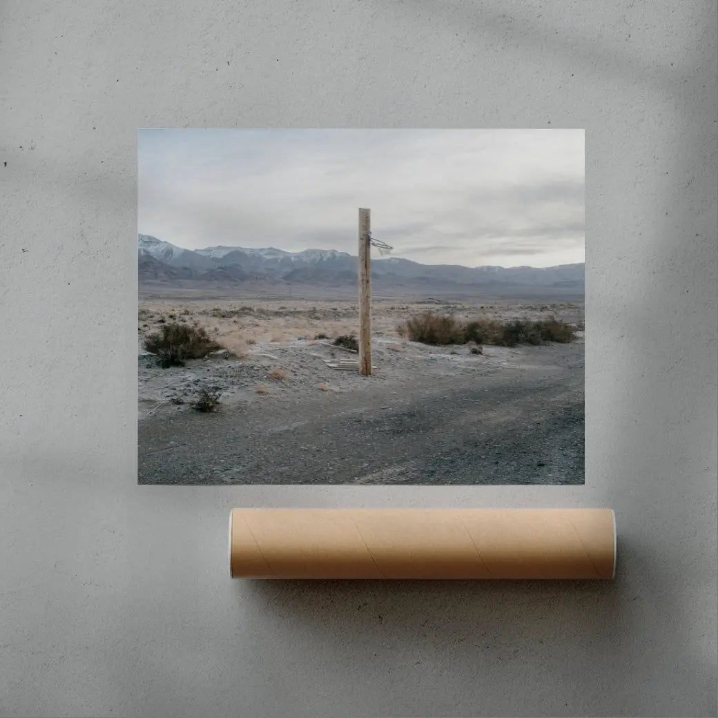 Desert Hoop contemporary wall art print by Alex Cook - sold by DROOL