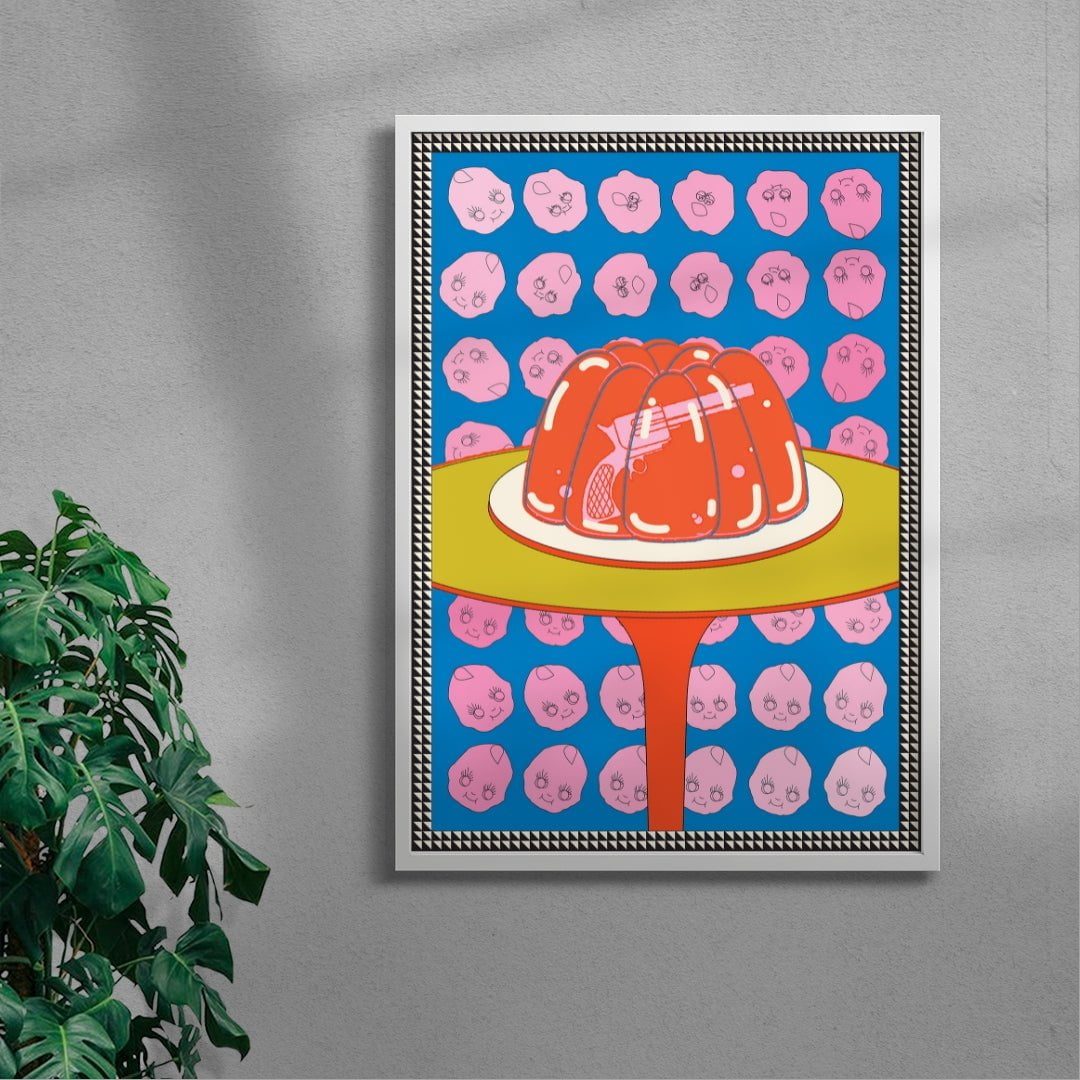 Jello Shots contemporary wall art print by Renee Kao - sold by DROOL