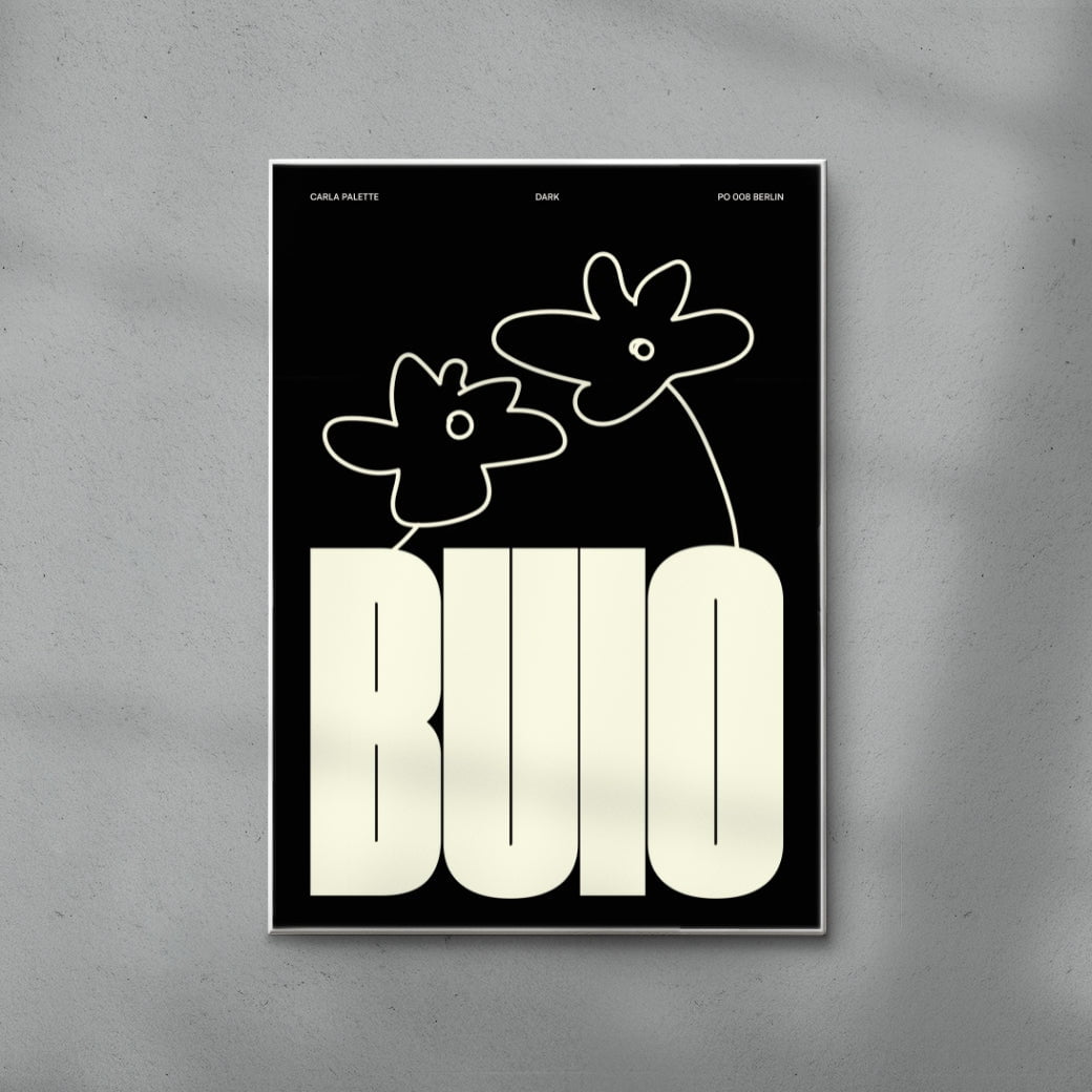 BUIO contemporary wall art print by Carla Palette - sold by DROOL
