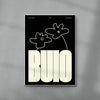BUIO contemporary wall art print by Carla Palette - sold by DROOL