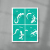 Let Go contemporary wall art print by Eric Schwarz - sold by DROOL
