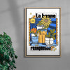 Bonne Franquette contemporary wall art print by Paolinoshka - sold by DROOL