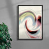 Swirl contemporary wall art print by Henry M. - sold by DROOL